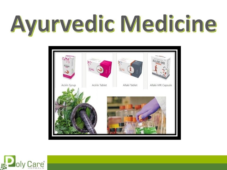 Ayurvedic Medicine Manufacturing